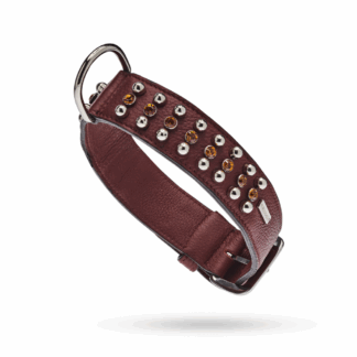 MALUCCHI Halsband Bright Braun 3 cm
