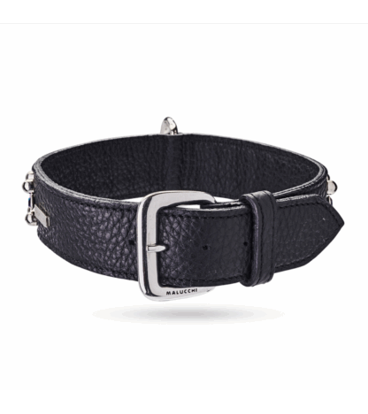 MALUCCHI Halsband Bright Schwarz 3 cm – Bild 2