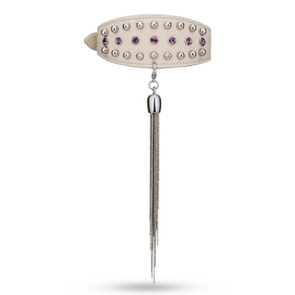 MALUCCHI Windhund Halsband Bright Amethyst