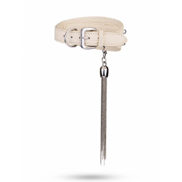 MALUCCHI Windhund Halsband Bullet White