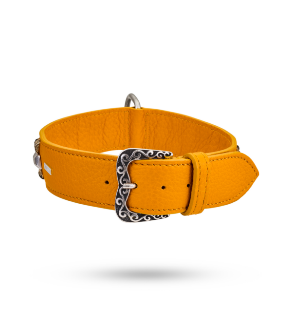 MALUCCHI Halsband Bright Sahara 4 cm – Bild 2