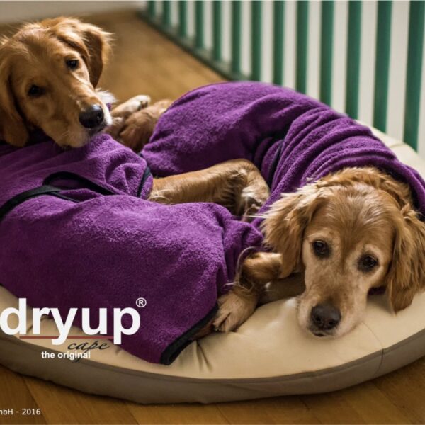 Actionfactory Hundebademantel Lila