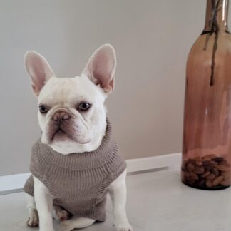 Milk & Pepper Strickpullover Helsinki Taupe Bulldogge
