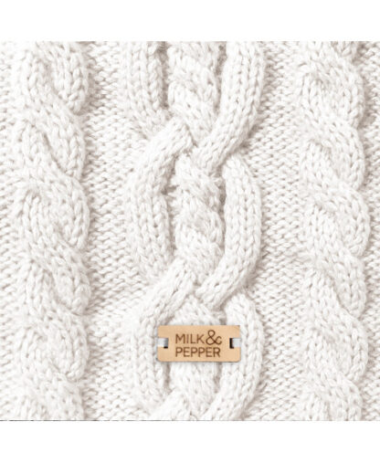 Milk & Pepper Strickpullover Donovan Creme Bulldogge – Bild 3