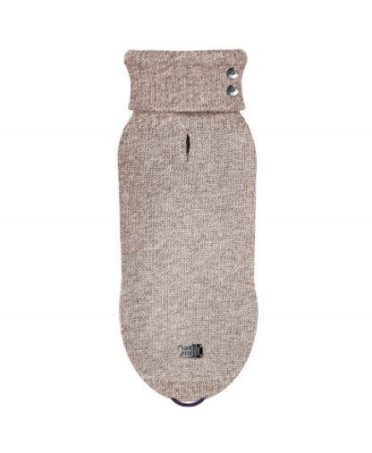 Milk & Pepper Strickpullover Helsinki Taupe Bulldogge