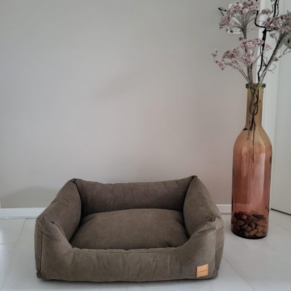 hundewerk Hundebett Denim Braun 100 x 70 x 30 cm