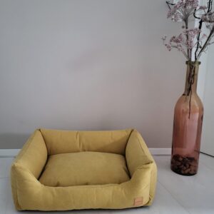 hundewerk Hundebett Denim Okra 60 x 40 x 24 cm