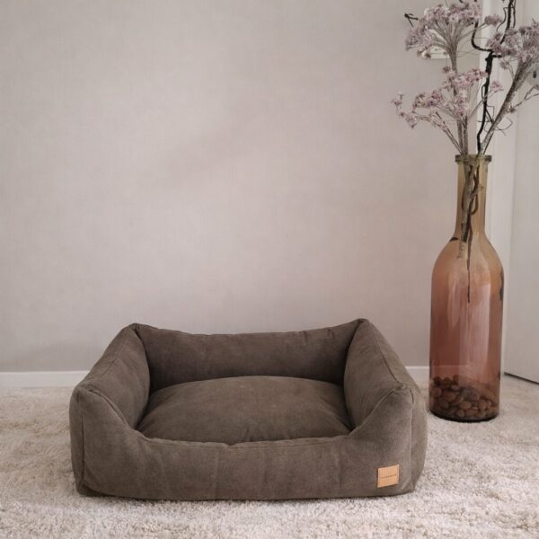 hundewerk Hundebett Denim Braun 100 x 70 x 30 cm