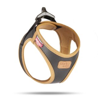 CURLI Weste Harness Vegan Apple Leather Schwarz