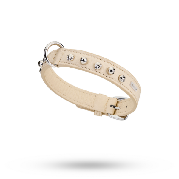 MALUCCHI Halsband Bullet 2 cm Weiß