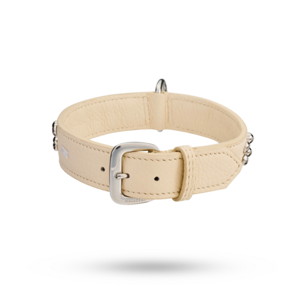 MALUCCHI Halsband Bullet 3 cm Weiß