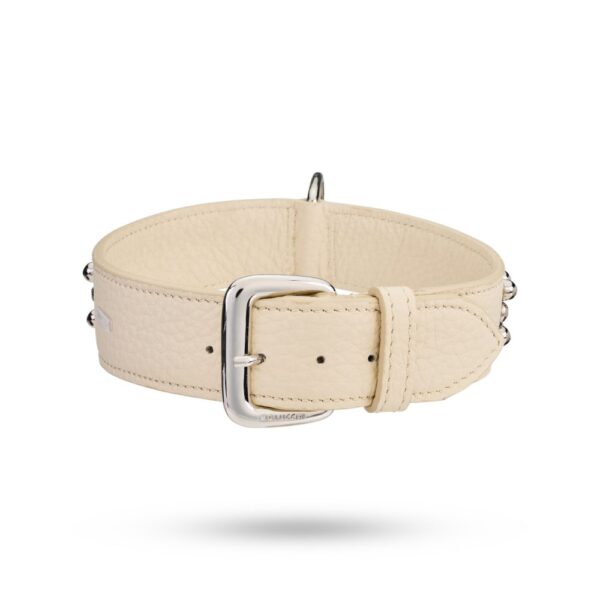MALUCCHI Halsband Bullet 4 cm Weiß