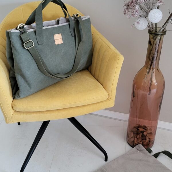 hundewerk Hundeplaid Denim Oliv