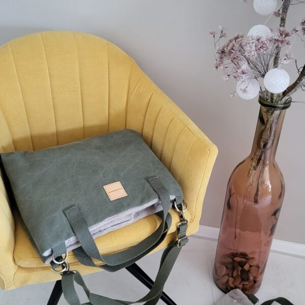 hundewerk Hundeplaid Denim Oliv