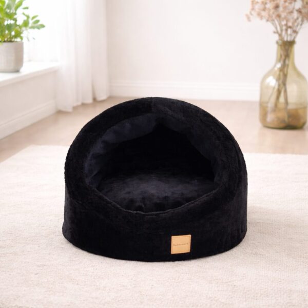 hundewerk Hundebett Iglo Teddy Black