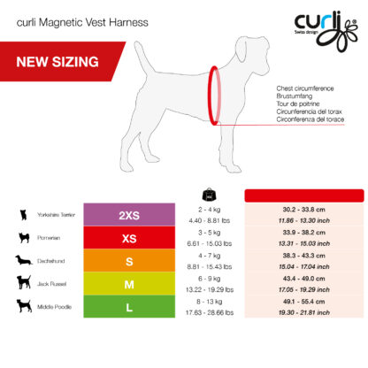 Curli Softgeschirr Weste Magnetic Schwarz – Bild 2