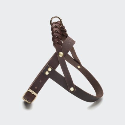 CLOUD7 Hundegeschirr Central Park SaddleBrown Gold – Bild 3