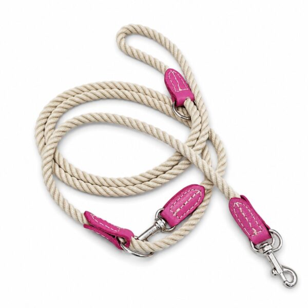 hundewerk Hundeleine Nautic Rope Pink