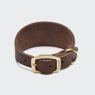 CLOUD7 Windhund Halsband Regent Park Braun Gold