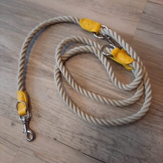 hundewerk Hundeleine Nautic Rope Gelb