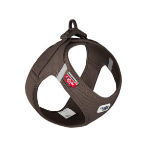 CURLI Weste Harness Verschluss AIR-MESH Braun