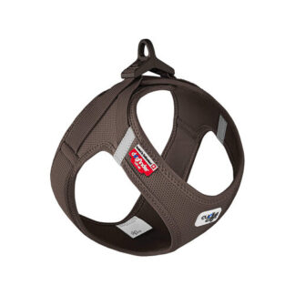 CURLI Weste Harness Verschluss AIR-MESH Braun