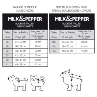 Milk & Pepper Hundepullover Zopfmuster Kaki Bulldogge