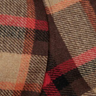CLOUD7 Hunderegenmantel Glasgow Plaid Orange