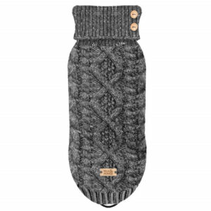 Milk & Pepper Strickpullover Irvin Anthrazit Bulldogge