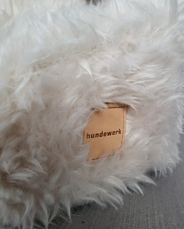hundewerk Hundebett Iglo Zottel Creme – Bild 4