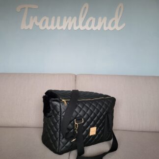 hundewerk Hundetasche MOLA Artleder Black