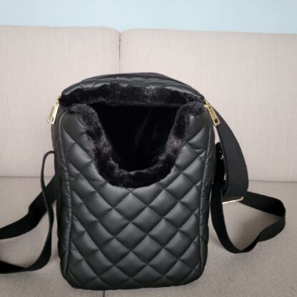 hundewerk Hundetasche MOLA Artleder Black – Bild 3