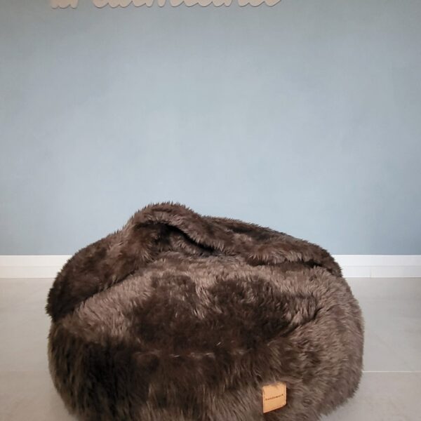 hundewerk Höhlenkissen Zottel Braun