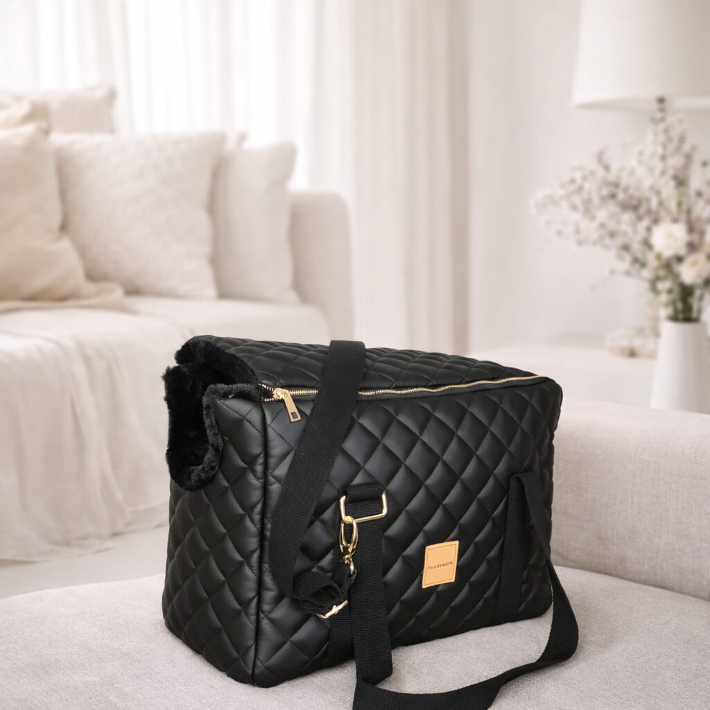 hundewerk Hundetasche MOLA Artleder Black