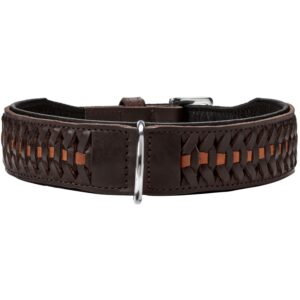 Hunter Halsband Solid Education Exclusive dunkelbraun/schwarz