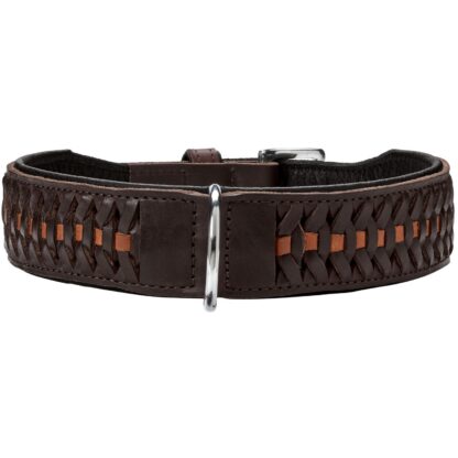 Hunter Halsband Solid Education Exclusive dunkelbraun/schwarz