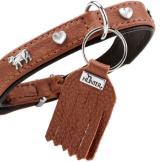 Hunter Halsband München Mini cognac/schwarz