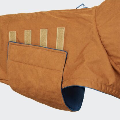 CLOUD7 Hundemantel Brooklyn Waxed Cotton Cyrry – Bild 4