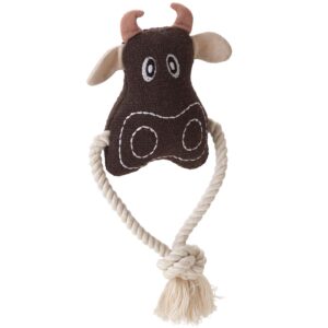 Hundespielzeug Nebraska Kuh mit Tau 25 cm