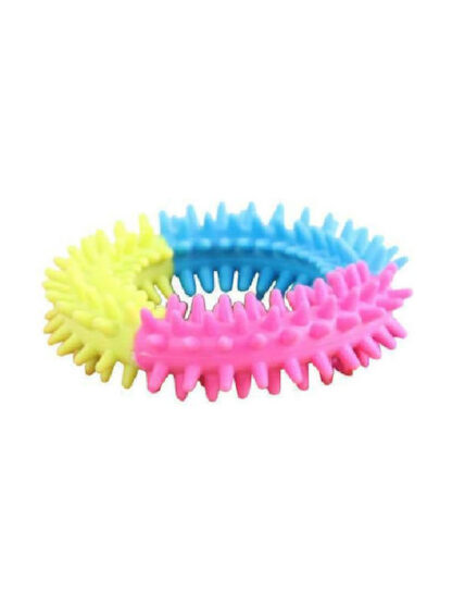 Hundespielzeug Pawise Rainbow World Ring – Bild 2