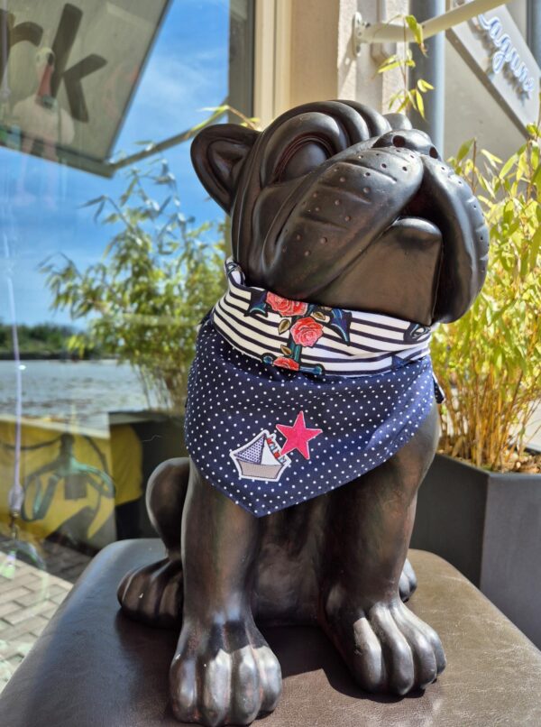 Moo & Marlii Hundehalstuch Anchor & Rose