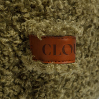 CLOUD7 Hundebett Sleepy Deluxe Curl Green