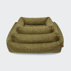 CLOUD7 Hundebett Sleepy Deluxe Curl Green