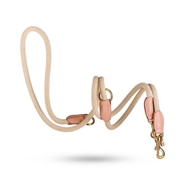 MALUCCHI Hundeleine Movie Cotton Pure Pink Gold