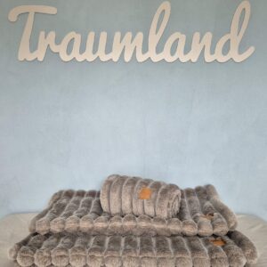 hundewerk Hundedecke Webpelz grau