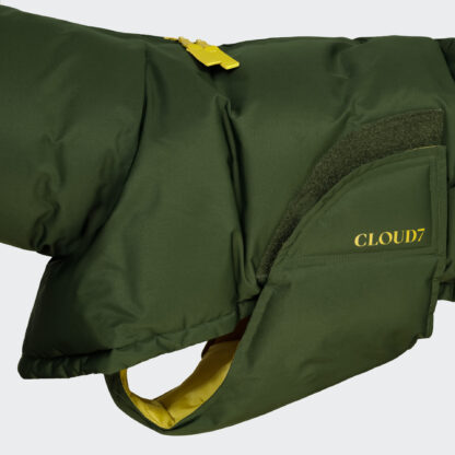 CLOUD7 Hundemantel Everest PRO Olive – Bild 3
