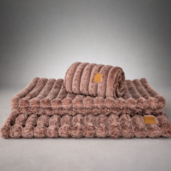 hundewerk Hundedecke Webpelz Altrosa