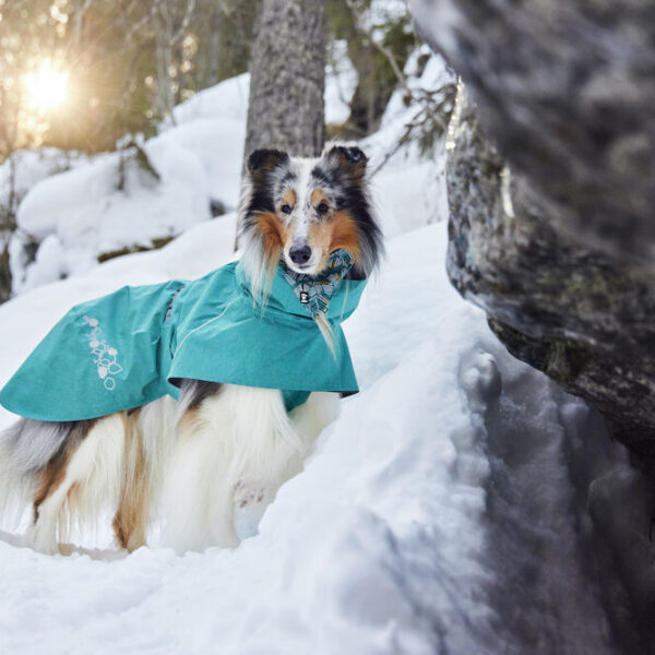 Hurtta Regenmantel Monsoon ECO II Petrol