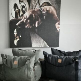 hundewerk Hundeautositz und Reisebett Denim Oliv small