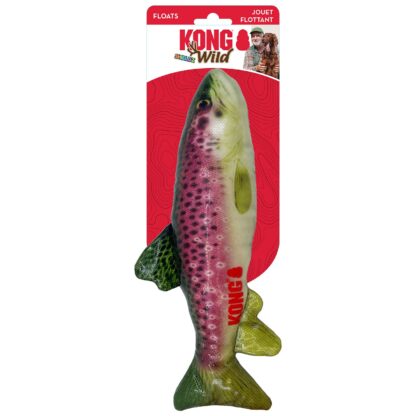 Hundespielzeug KONG® WildShieldz Forelle – Bild 3